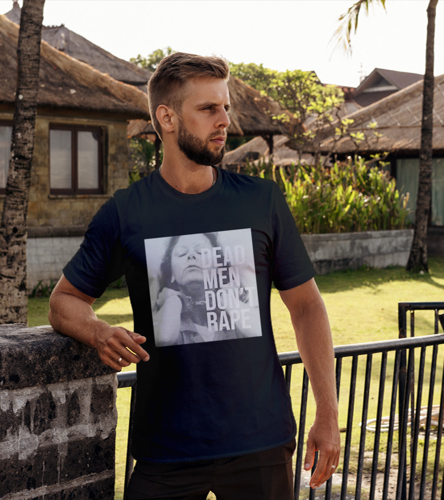 Dead Men Don't Rape Aileen Wuornos Handcuffs Image T-Shirt
