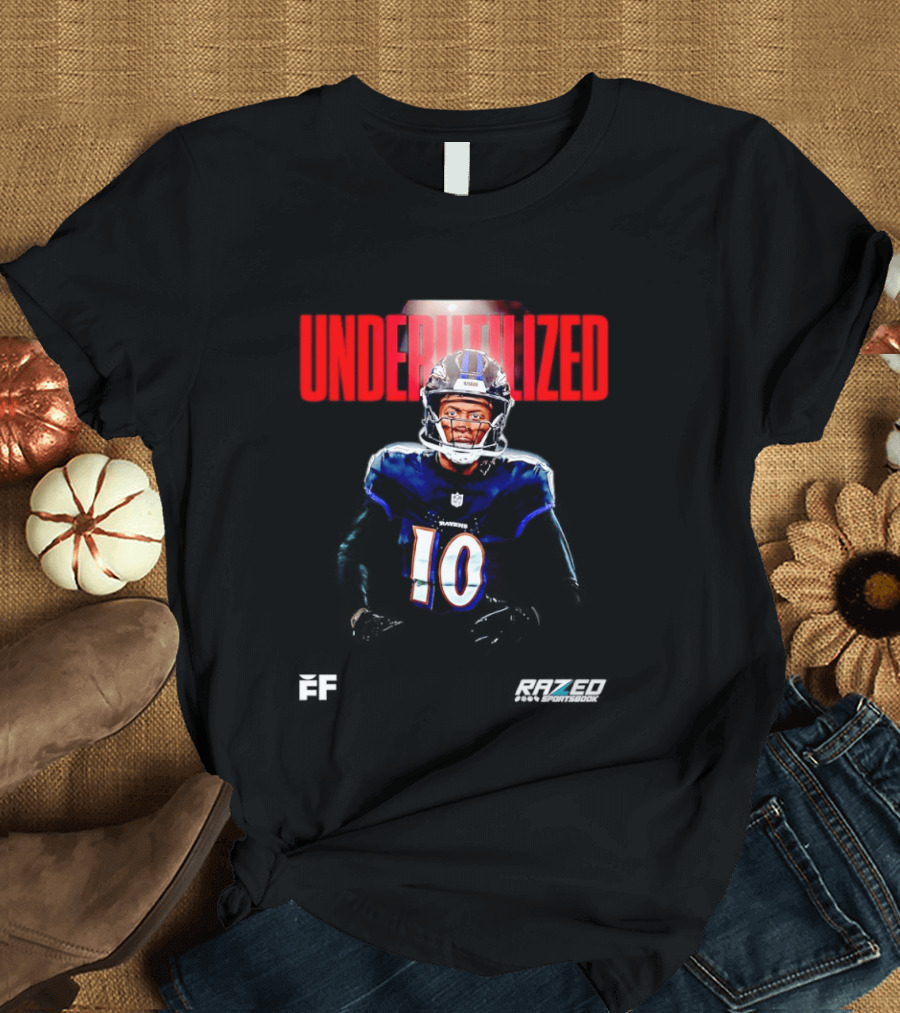 Underutilized Baltimore Ravens Football 10 T-Shirt