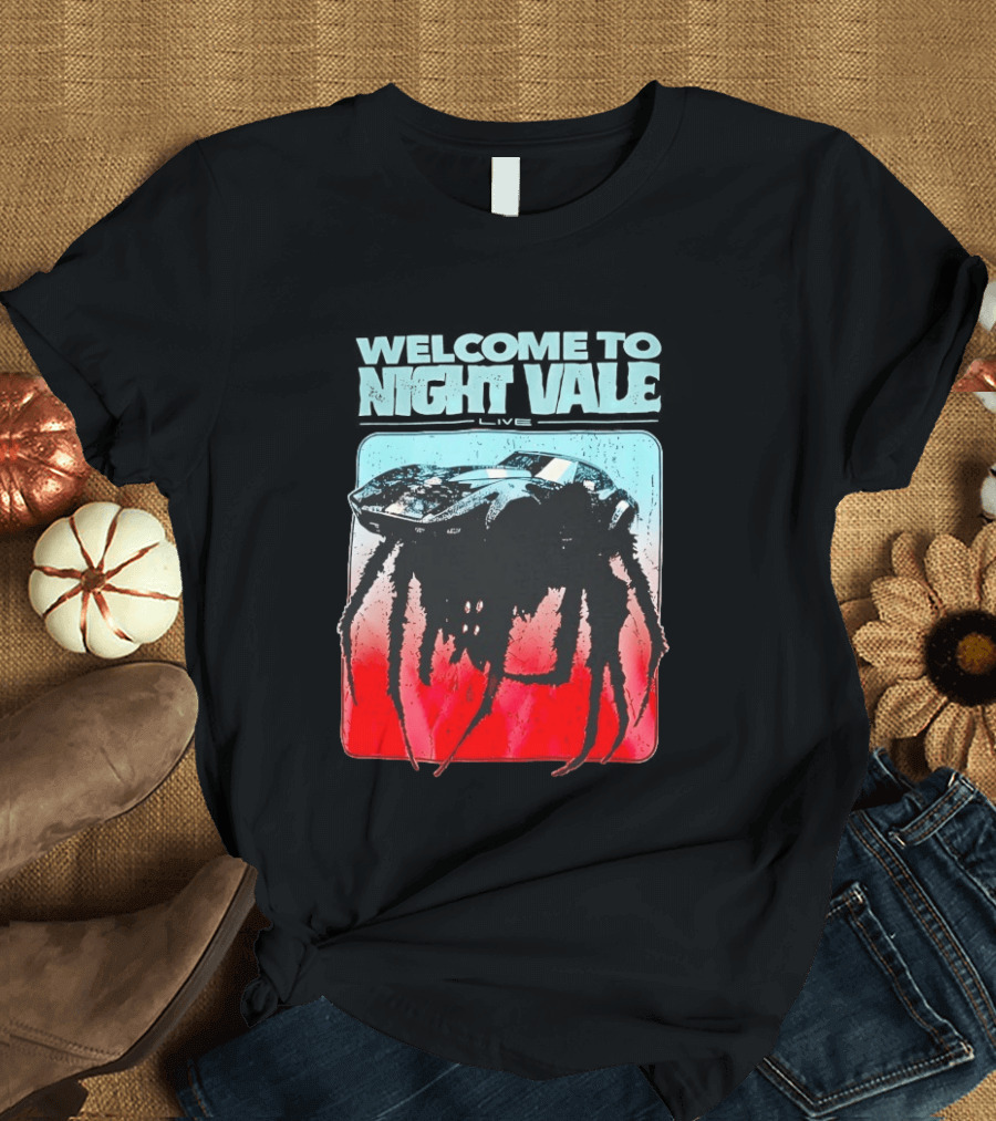 Welcome To Night Vale Live Giant Spider UFO T-Shirt