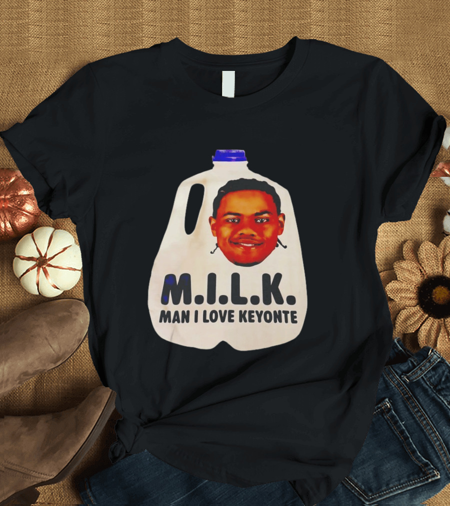 M.I.L.K Man I Love Keyonte George Fan T-Shirt