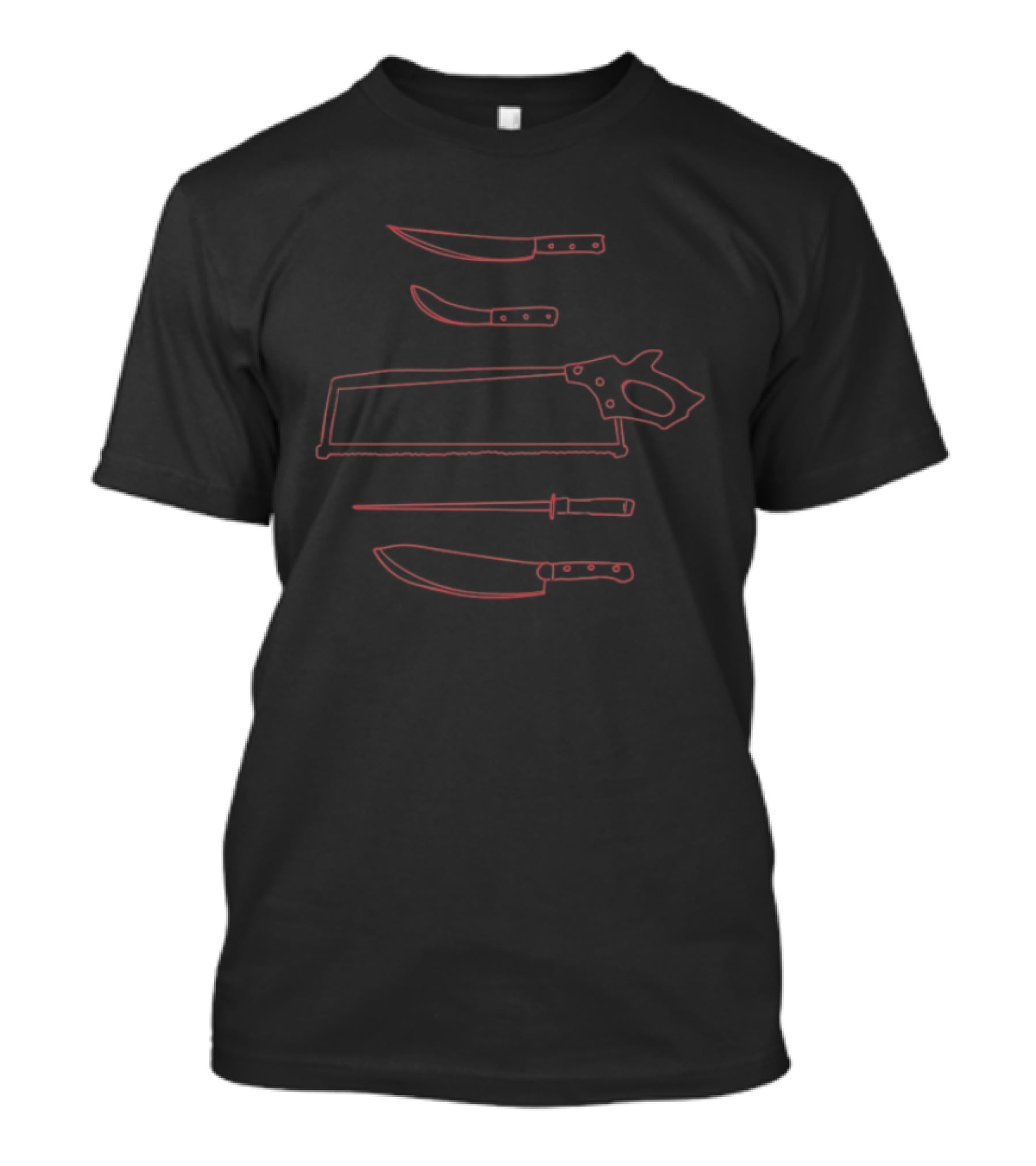 Flavor Foley Cutlery Knife Art With Machetes And Cleaver T-Shirt