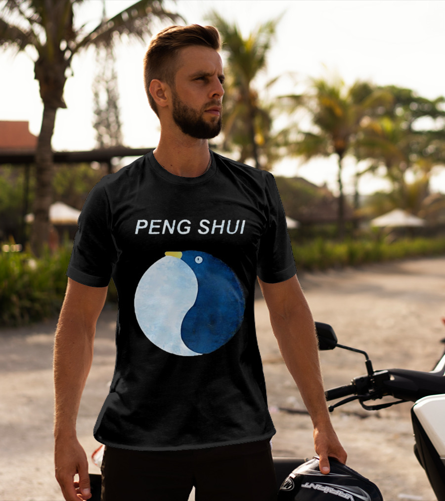 Peng Shui Feng Shui Penguin Yin Yang T-Shirt
