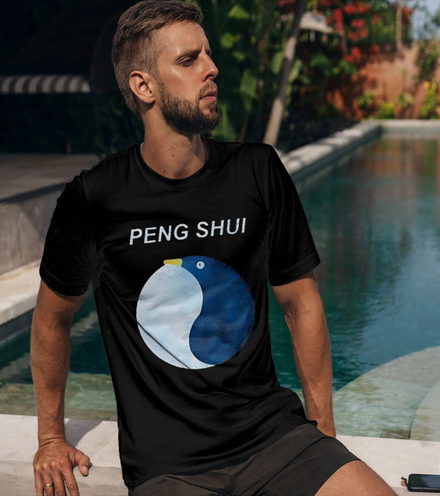 Peng Shui Feng Shui Penguin Yin Yang T-Shirt