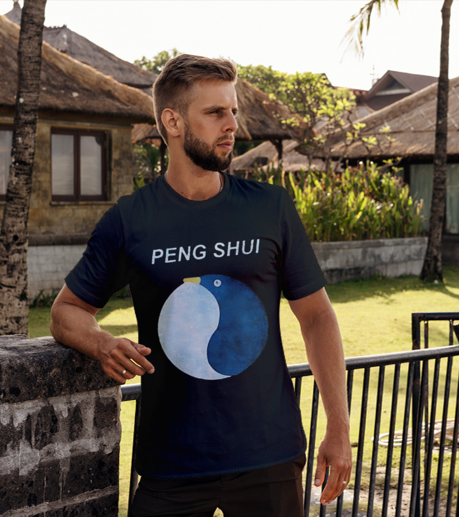 Peng Shui Feng Shui Penguin Yin Yang T-Shirt