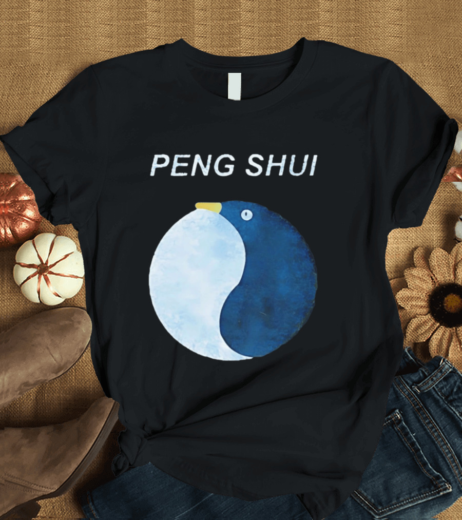 Peng Shui Feng Shui Penguin Yin Yang T-Shirt