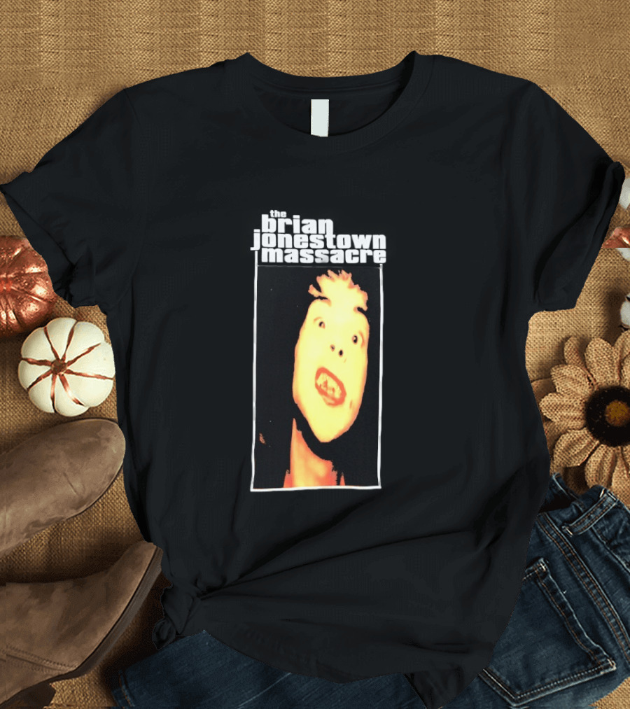 The Brian Jonestown Massacre Distorted Yellow Face T-Shirt