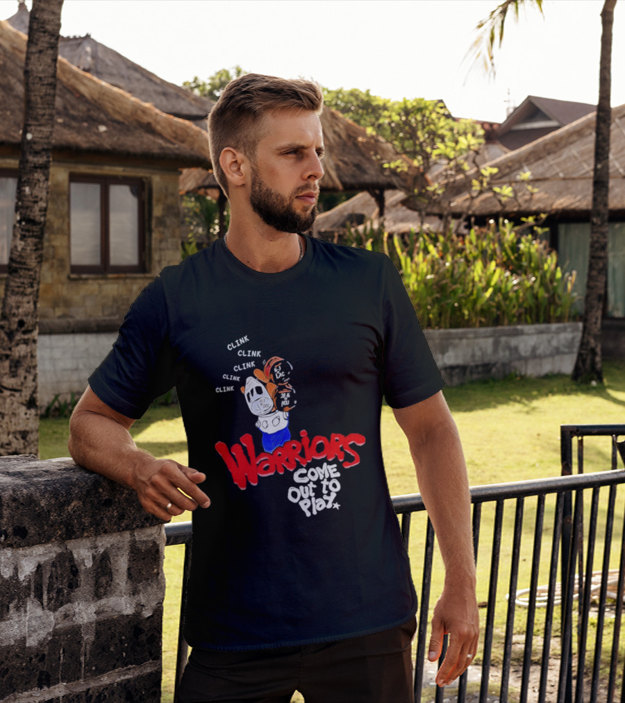 Warriors Come Out To Play Clink Bat Iconic Scene T-Shirt