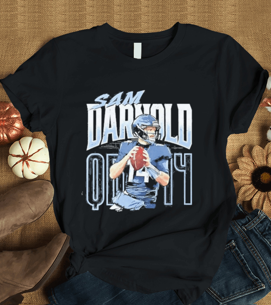 Sam Darnold Quarterback Number Four Football Seahawks T-Shirt
