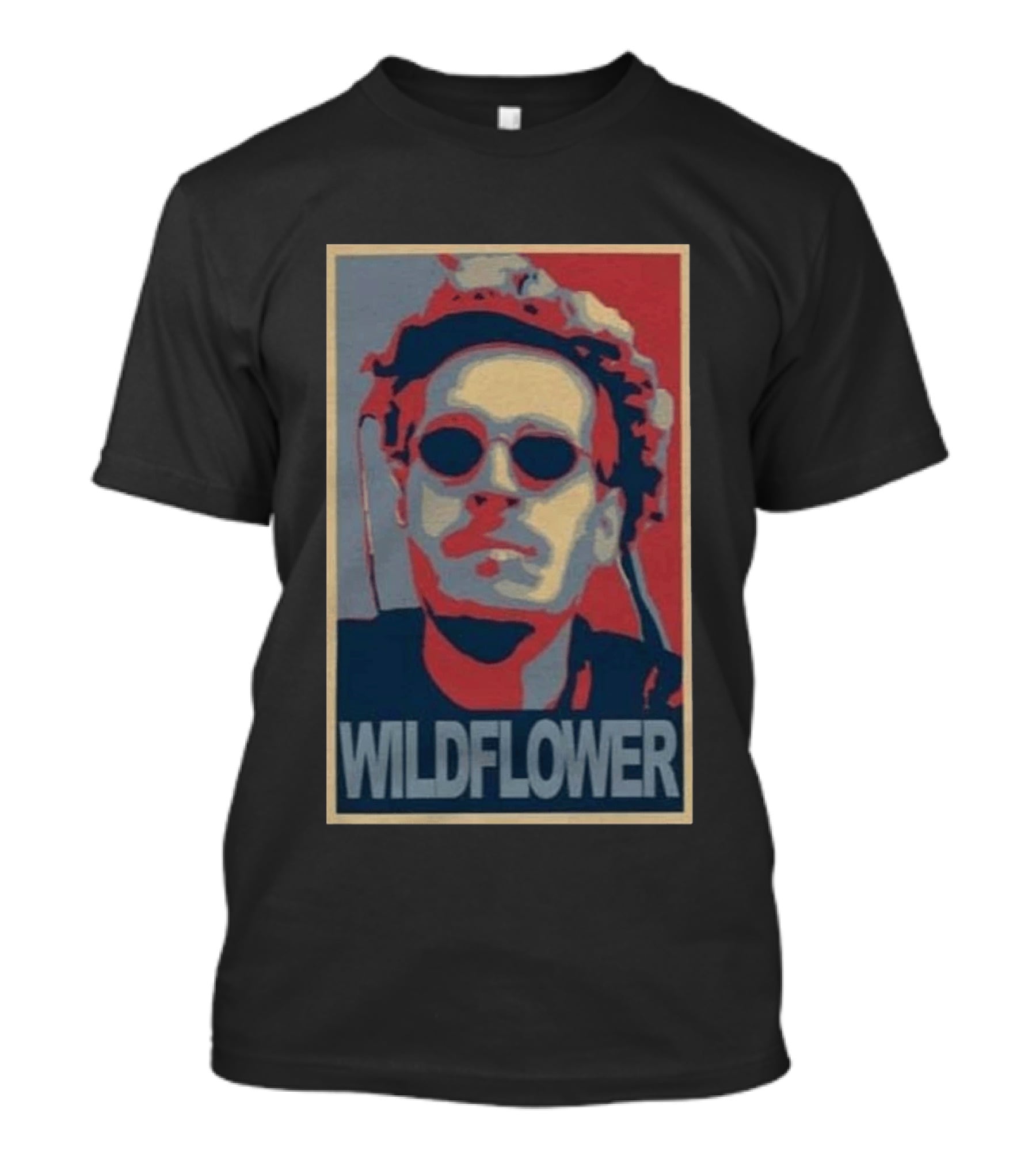 Wildflower Turquoise Tom Grossi Pop T-Shirt