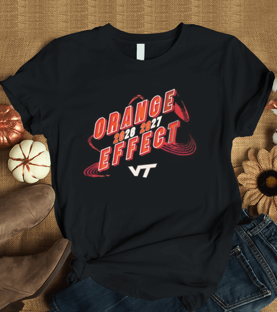 Virginia Tech Hokies Orange Effect 2026 2027 VT T-Shirt