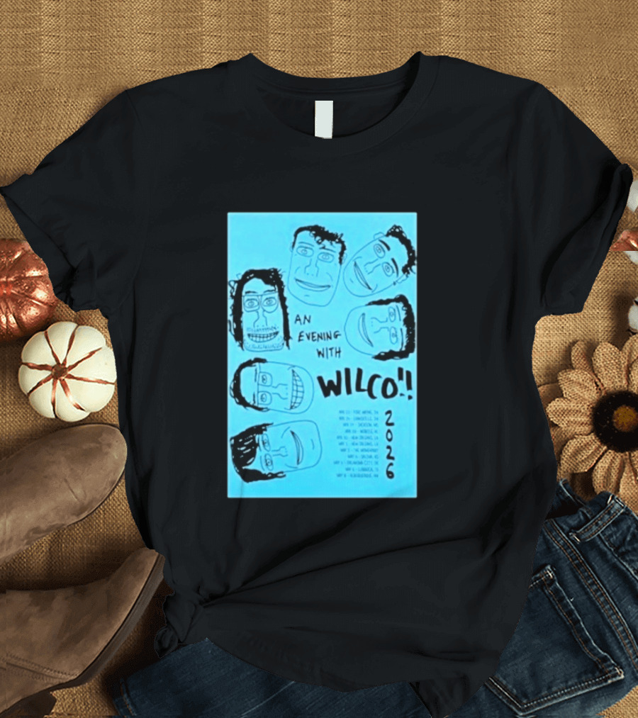 An Evening With Wilco 2026 Tour April & May T-Shirt