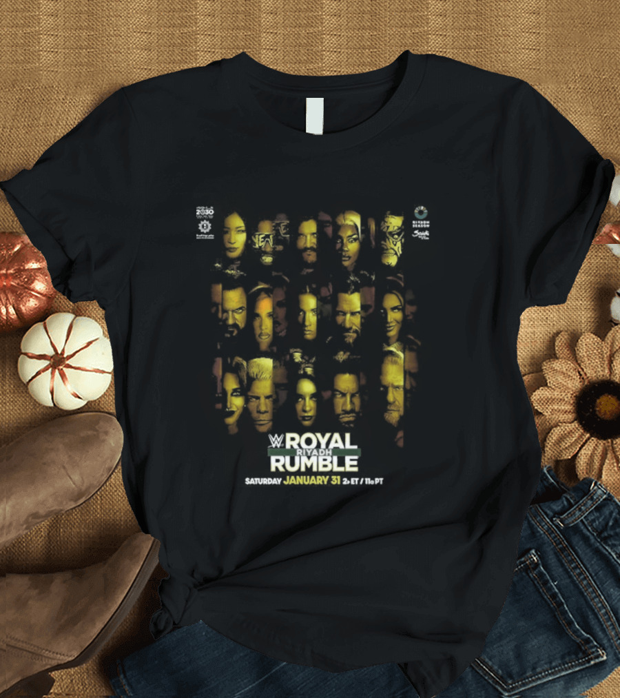 WWE Royal Rumble Riyadh January 31 2026 Legends Gathering T-Shirt