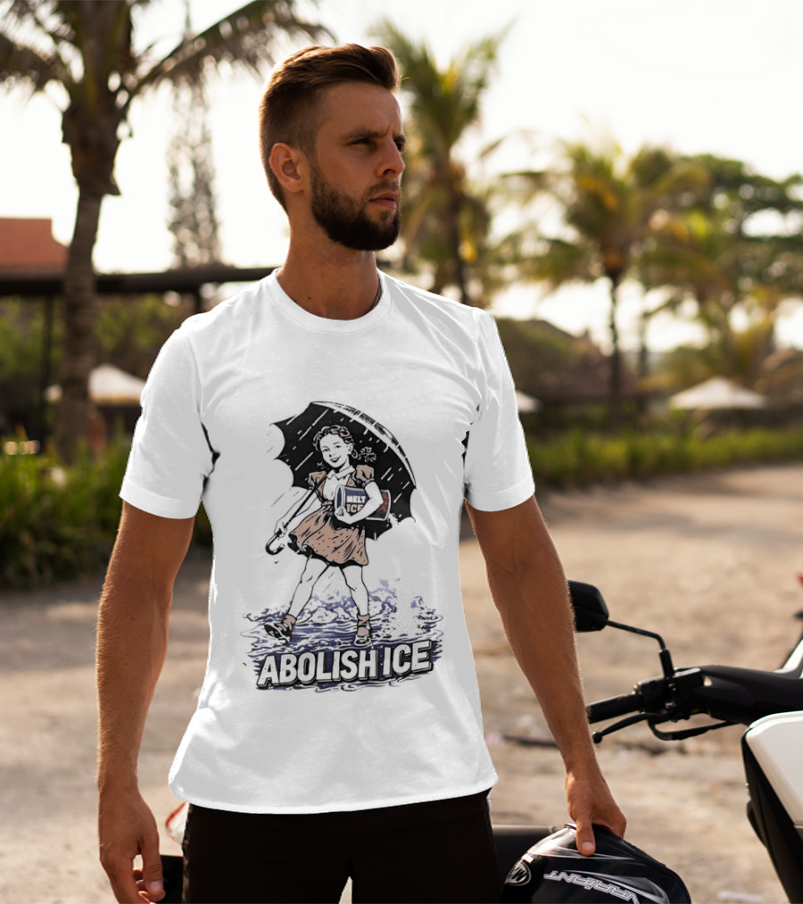 Abolish ICE Salt Girl Activism Umbrella T-Shirt