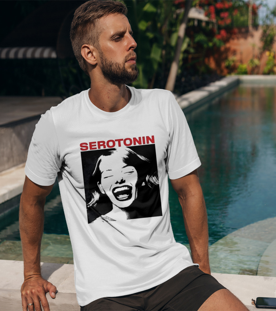 Joris Voorn Serotonin Bold Red Joyful Face T-Shirt