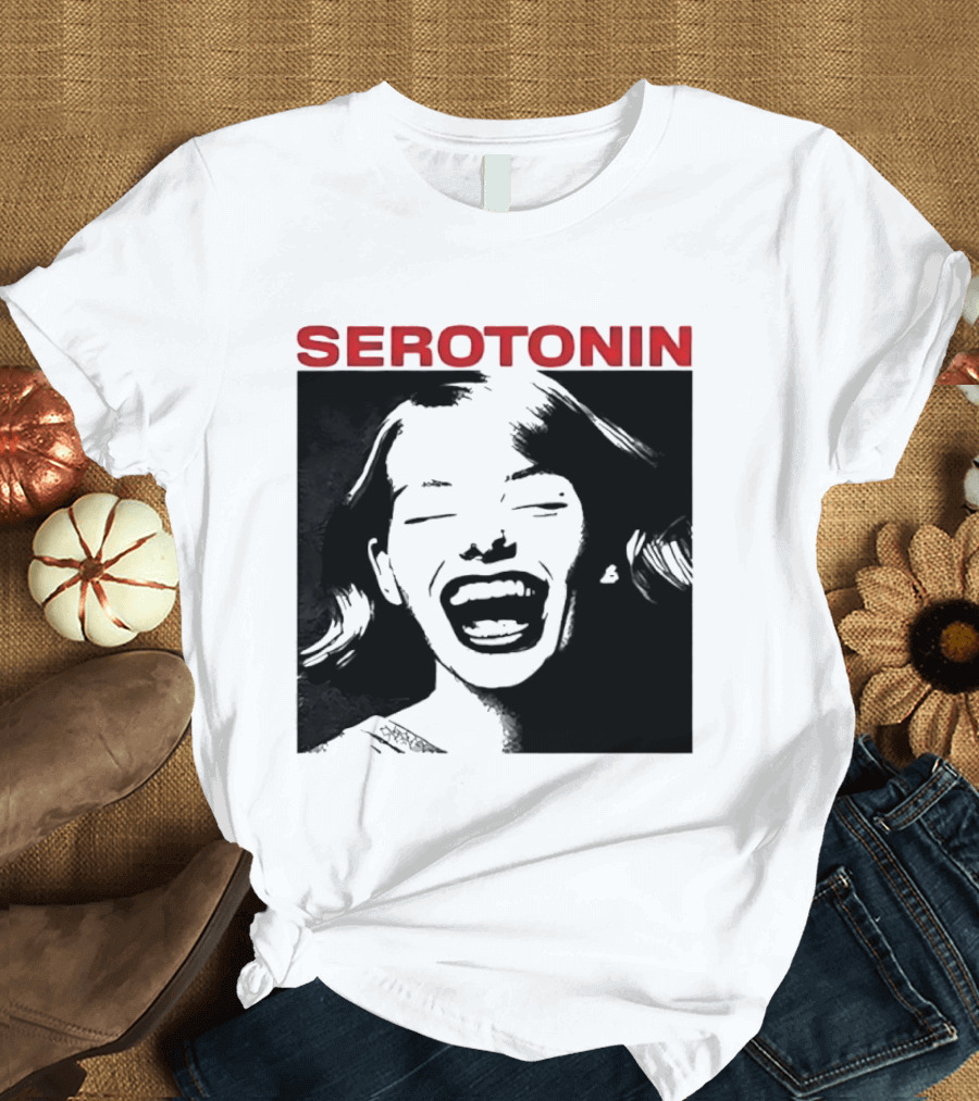 Joris Voorn Serotonin Bold Red Joyful Face T-Shirt