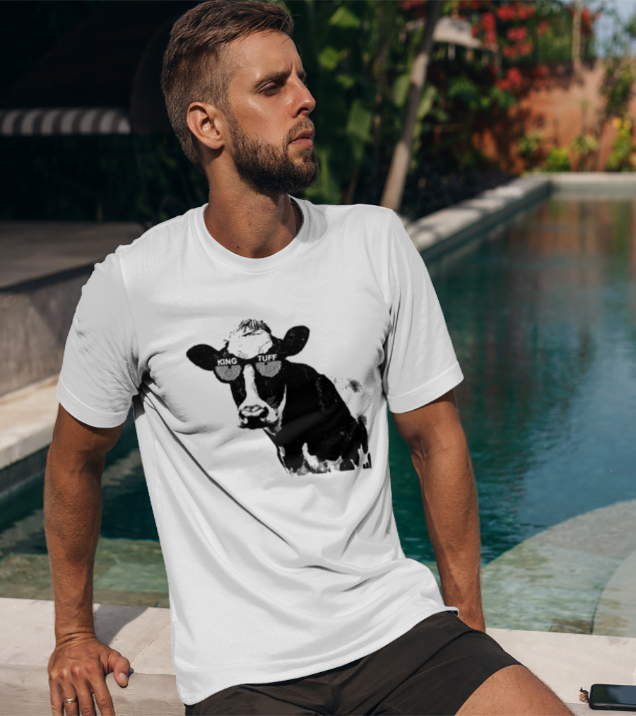 King Tuff X Ray Cow Illustration Holstein T-Shirt
