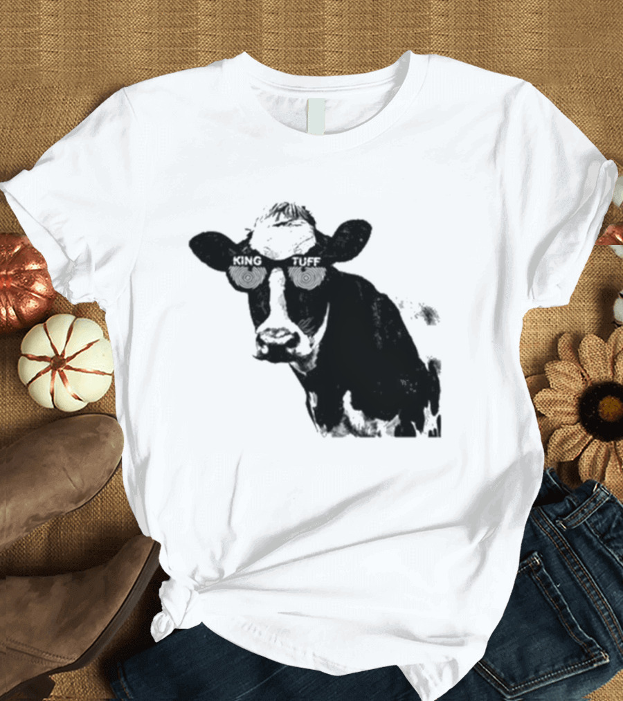 King Tuff X Ray Cow Illustration Holstein T-Shirt