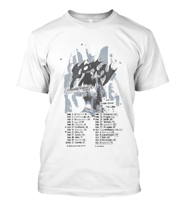 Poppy Constantly Nowhere Tour 2026 UK Europe Dates And Locations T-Shirt