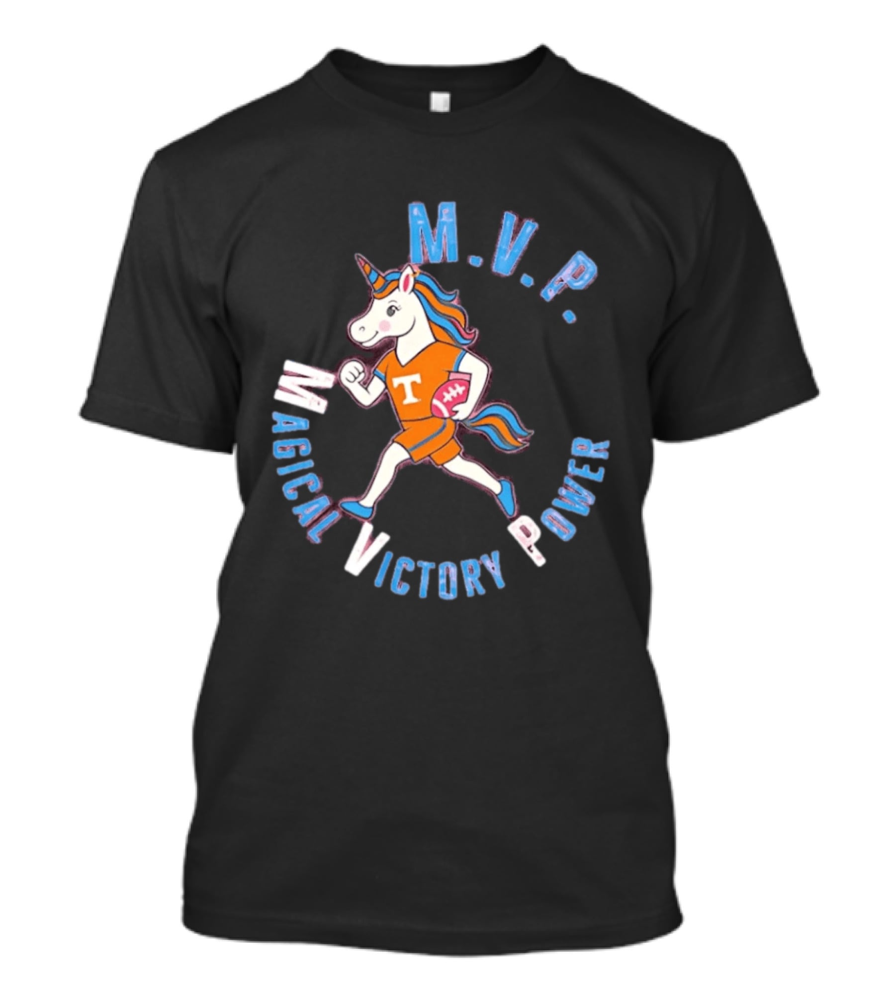 Tennessee Volunteers Unicorn M.V.P. Magical Victory Power T-Shirt