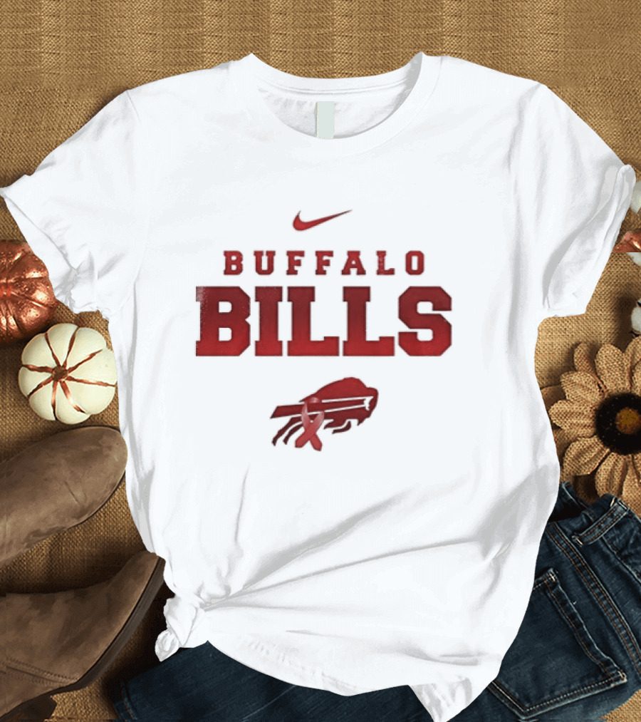 Buffalo Bills Nike Red February American Heart Month T-Shirt