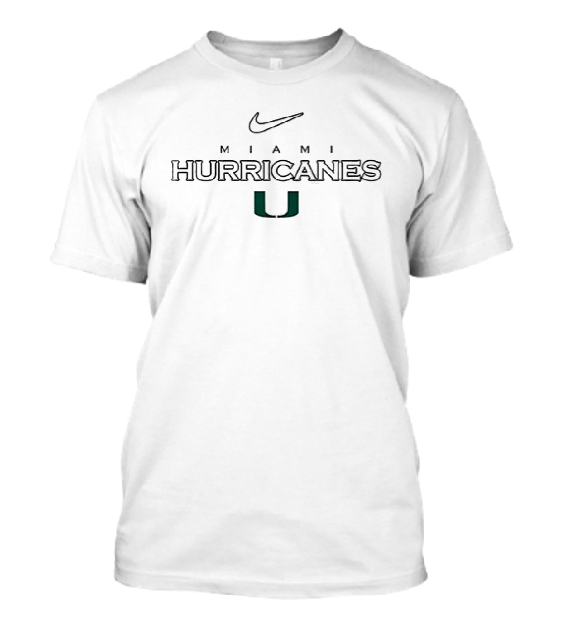 Miami Hurricanes Nike Feeling Lucky St Patricks Day T-Shirt