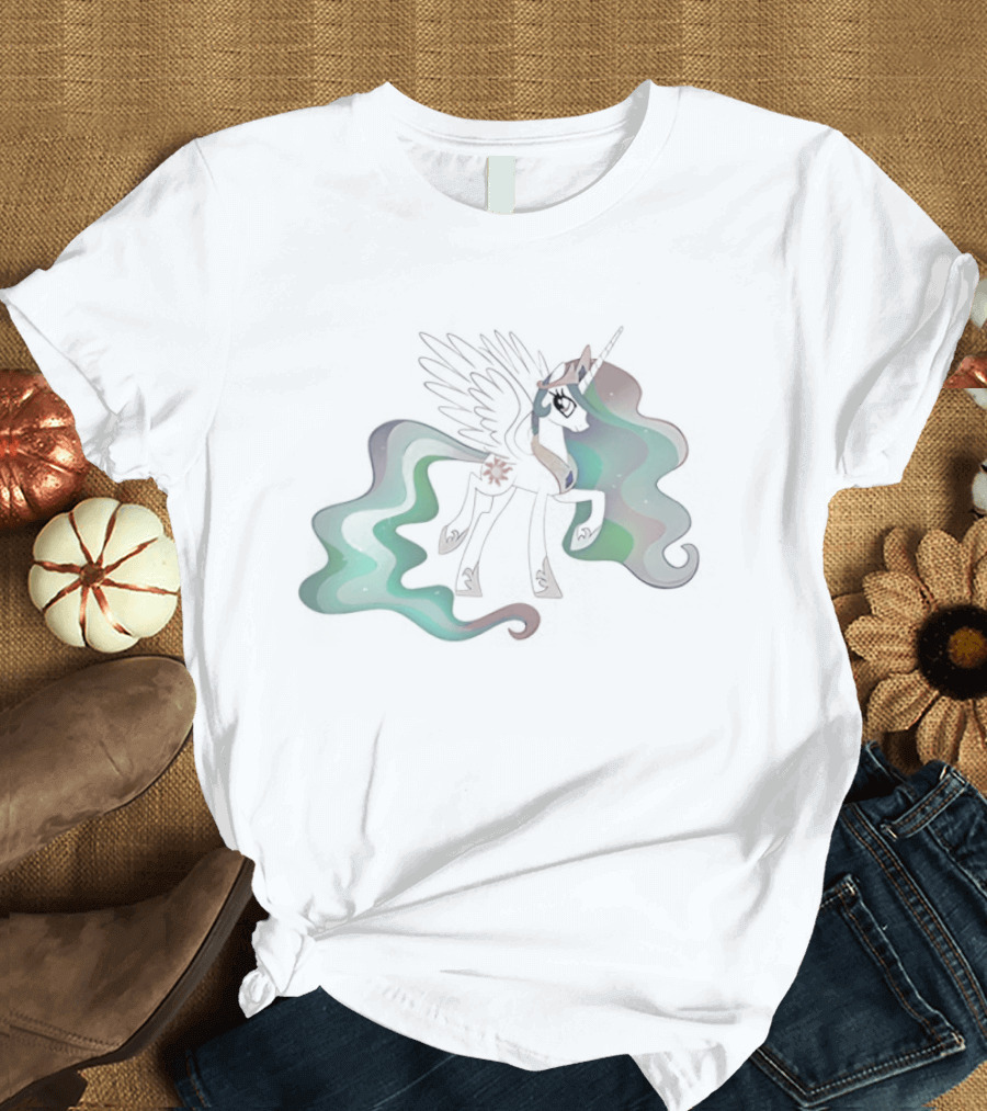 Unicorn Princess Celestia John Felix Cena Wings And Horn Fantasy Fusion T-Shirt