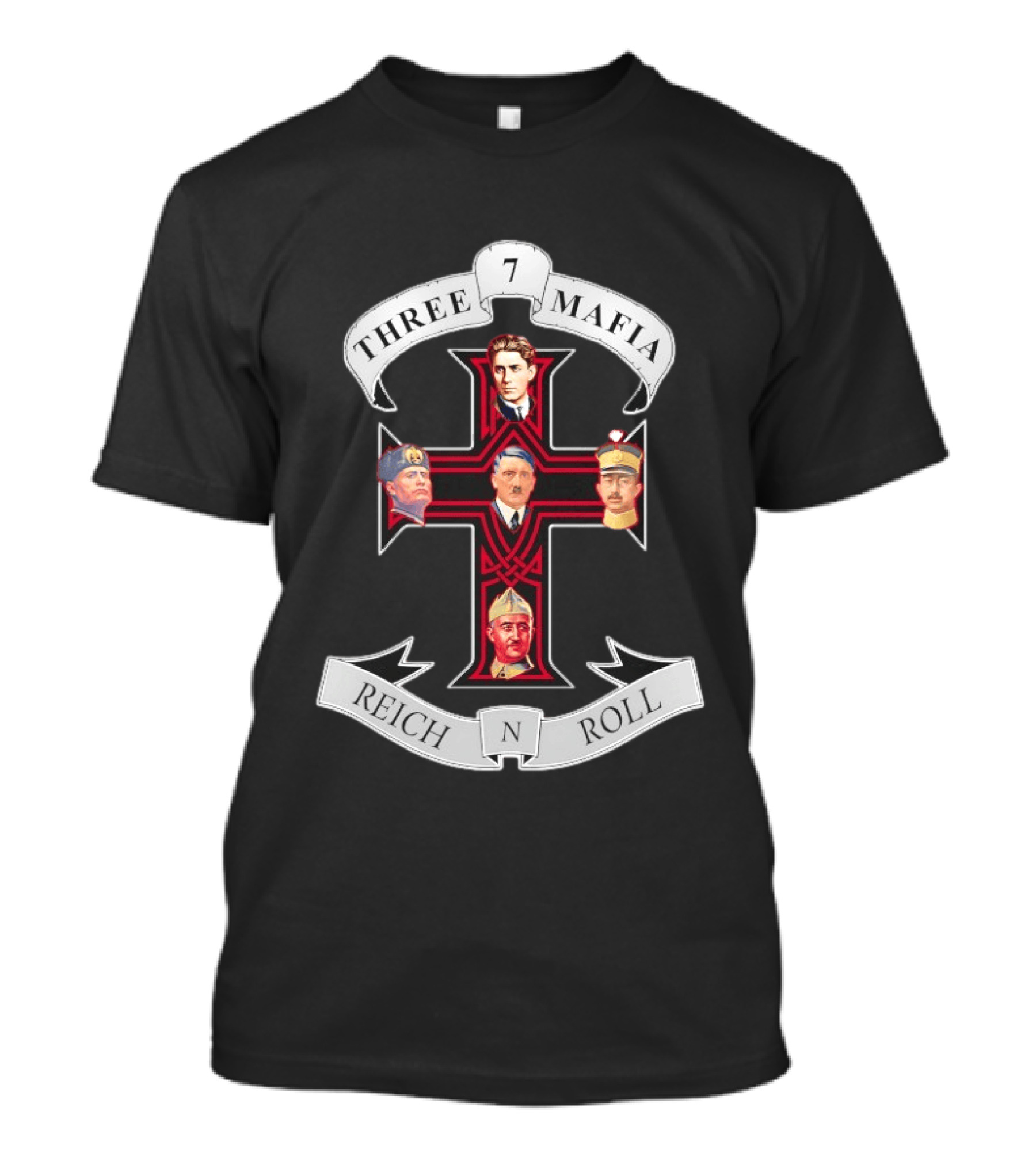 Three 7 Mafia Reich N Roll T-Shirt