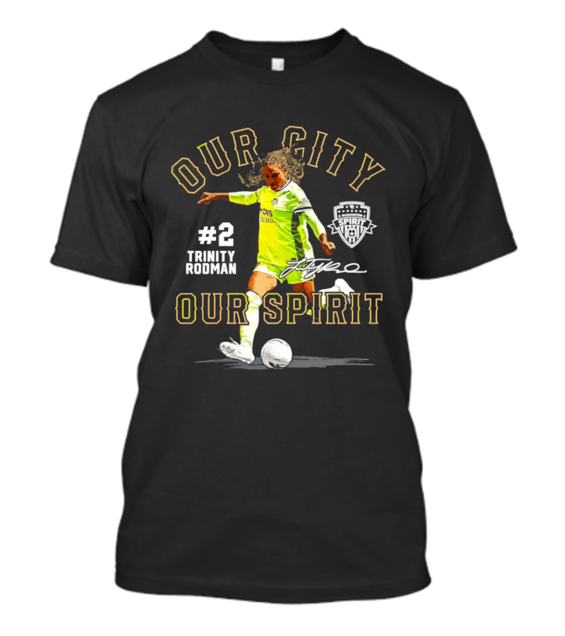 Our City Our Spirit Trinity Rodman Washington Spirit #2 T-Shirt