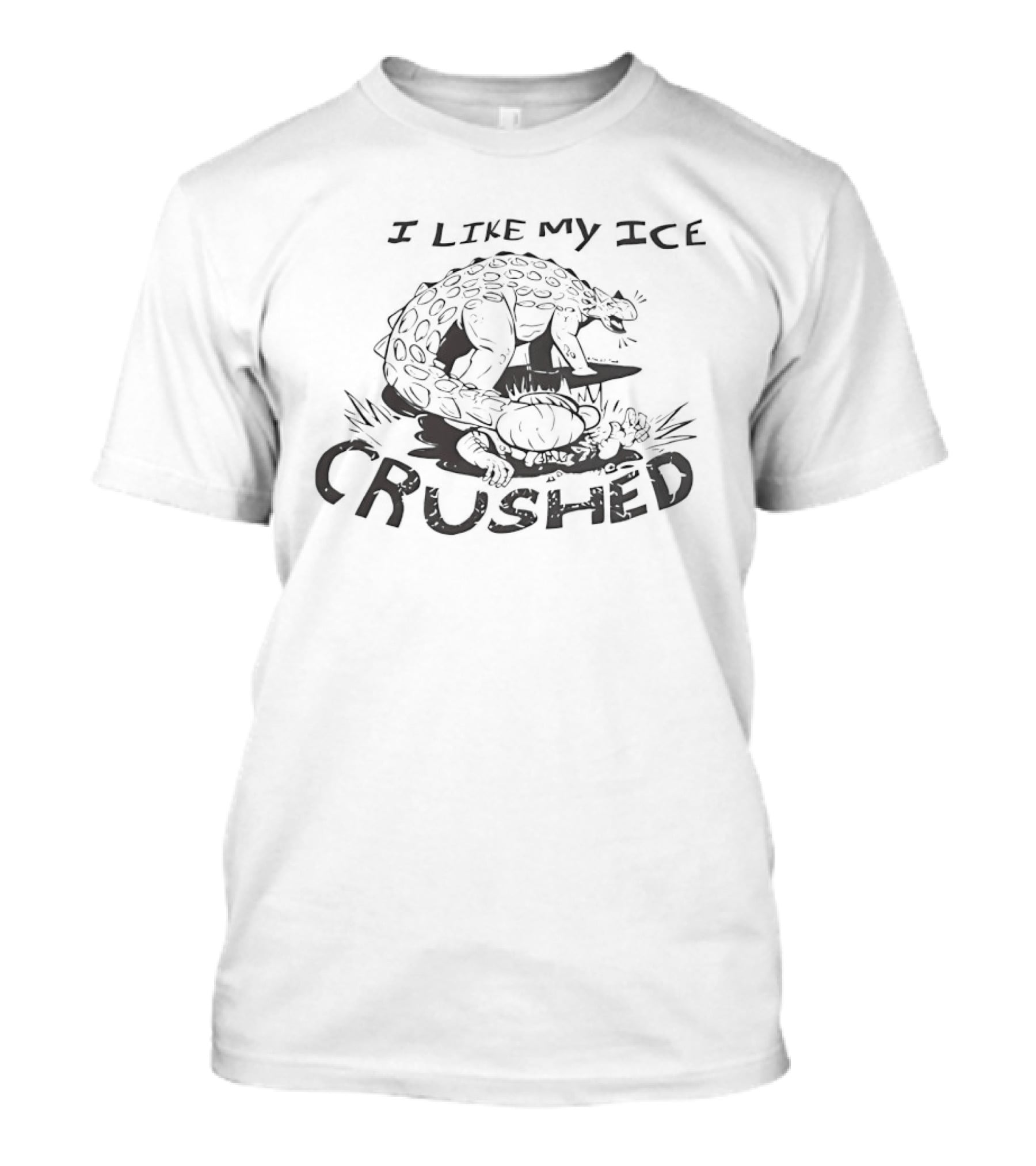 I Like My Ice Crushed Alligator Humor T-Shirt