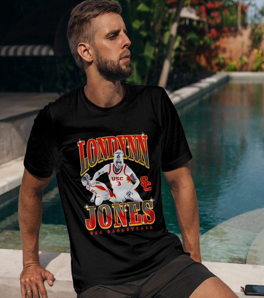 Londynn Jones USC Trojans 3 Basketball Player SC T-Shirt