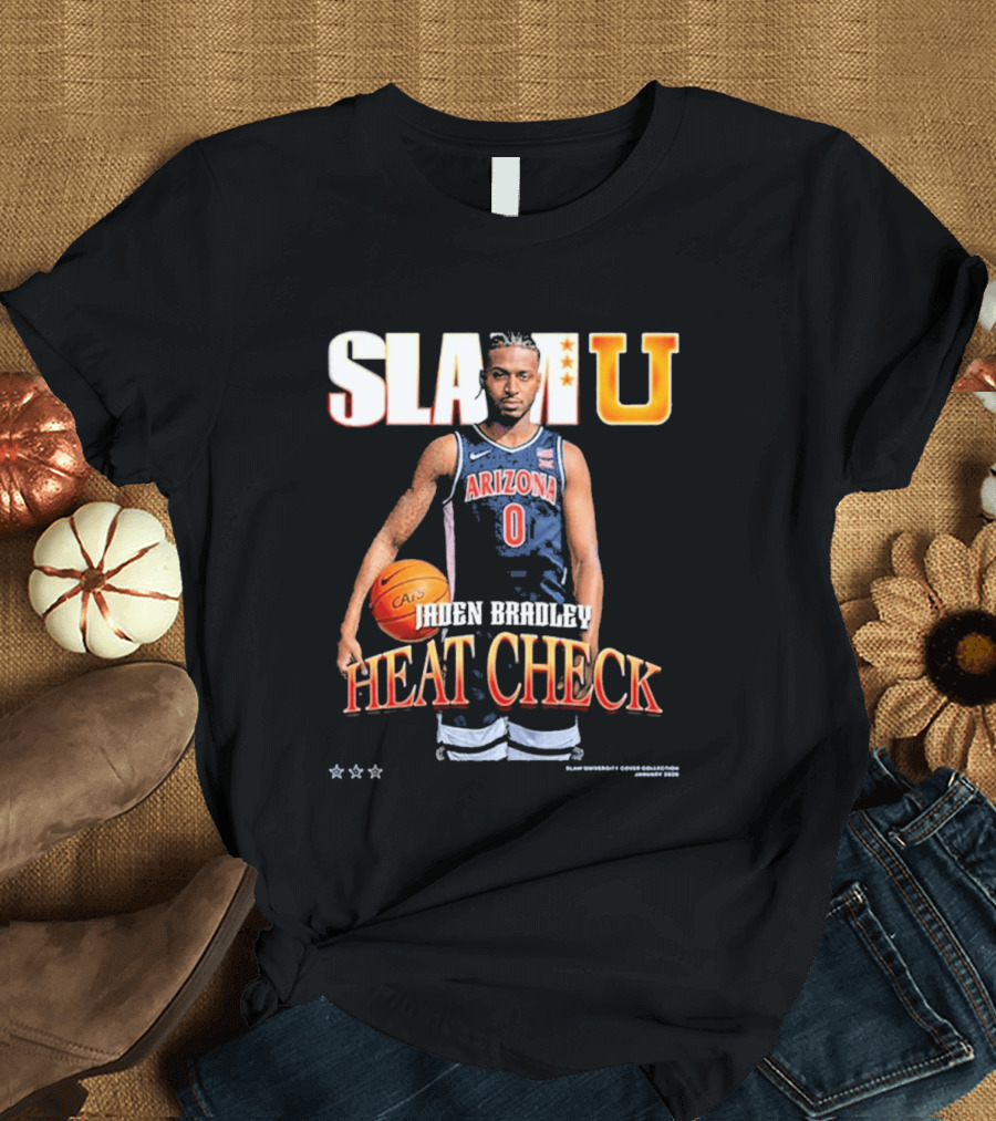 Jaden Bradley Arizona Wildcats SLAMU Heat Check Star T-Shirt