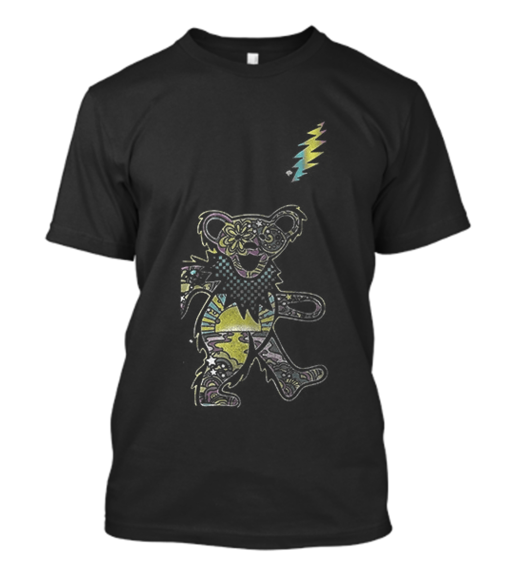 Some Grandpas Play Bingo Real Grandpas Listen To Grateful Dead Teddy Bear With Feather T-Shirt