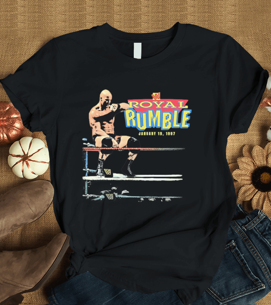 Royal Rumble 1997 Stone Cold Steve Austin WWE Wrestler T-Shirt