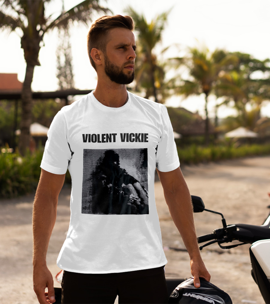 Violent Vickie Pixel Art Visual T-Shirt