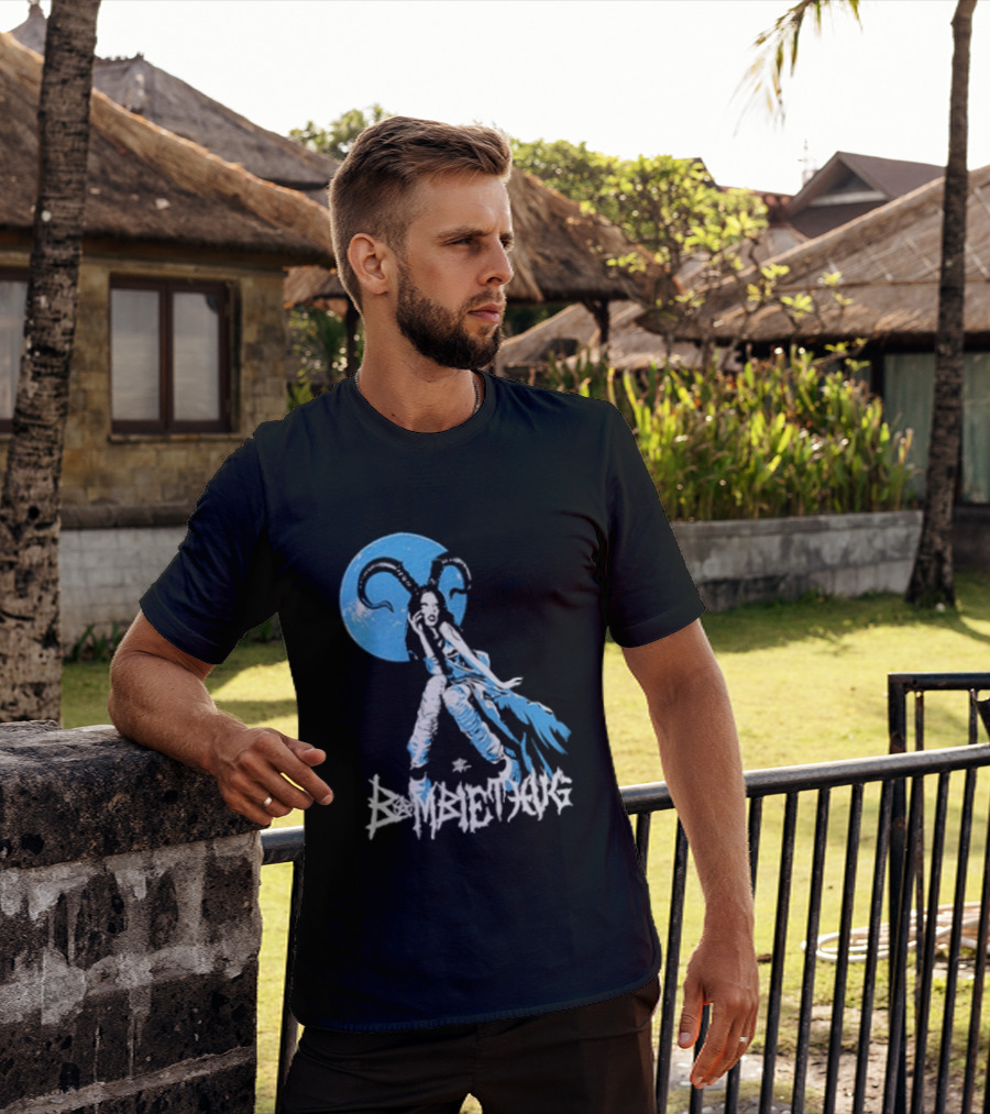 Bambie Thug Crown The Witch Tour 2024 Dates Ethereal Blue Warrior T-Shirt