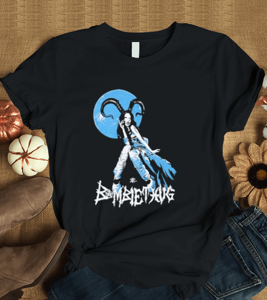 Bambie Thug Crown The Witch Tour 2024 Dates Ethereal Blue Warrior T-Shirt