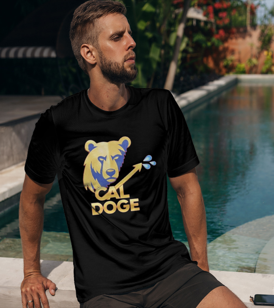 CAL DOGE California Bear Arrow Splash T-Shirt
