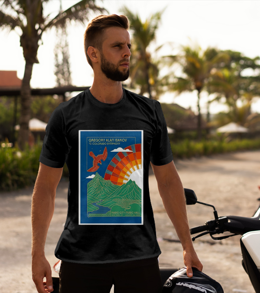 Gregory Alan Isakov With The Colorado Symphony New York Radio City Music Hall January 30 2026 T-Shirt