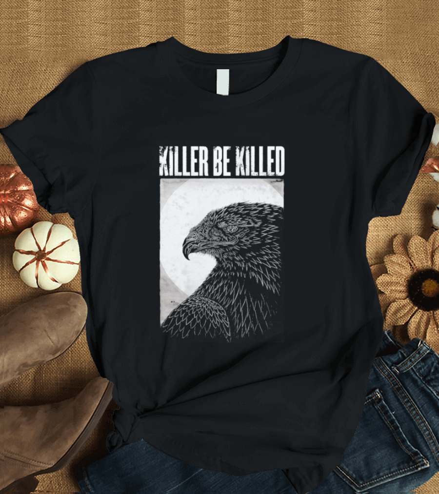 Killer Be Killed Black And White Eagle T-Shirt