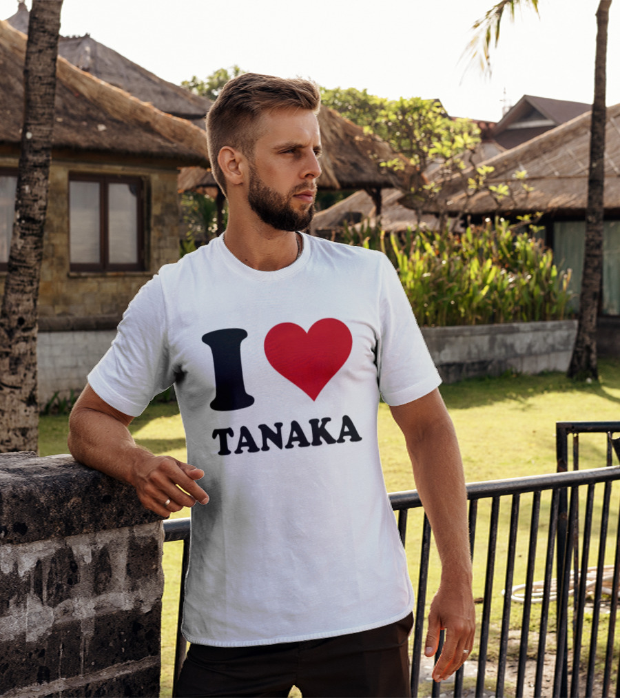 I Love Tanaka Ao Tanaka Leeds United FC T-Shirt
