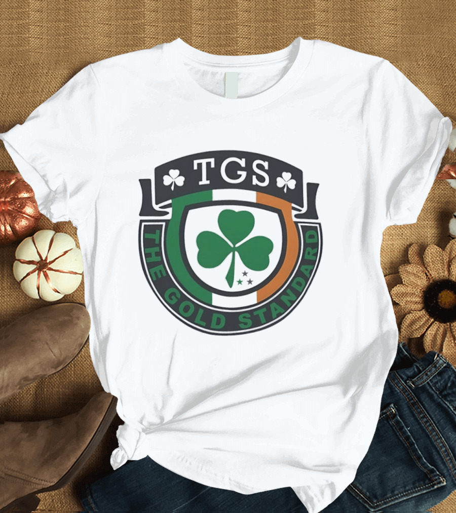TGS The Gold Standard Shamrock Emblem With Irish T-Shirt