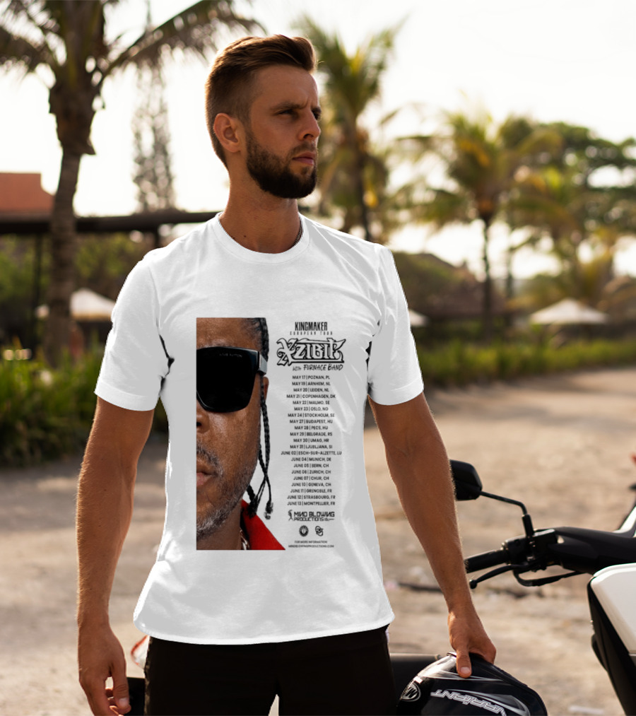 XZIBIT EU Tour 2026 Event Details Featuring Live Performances T-Shirt