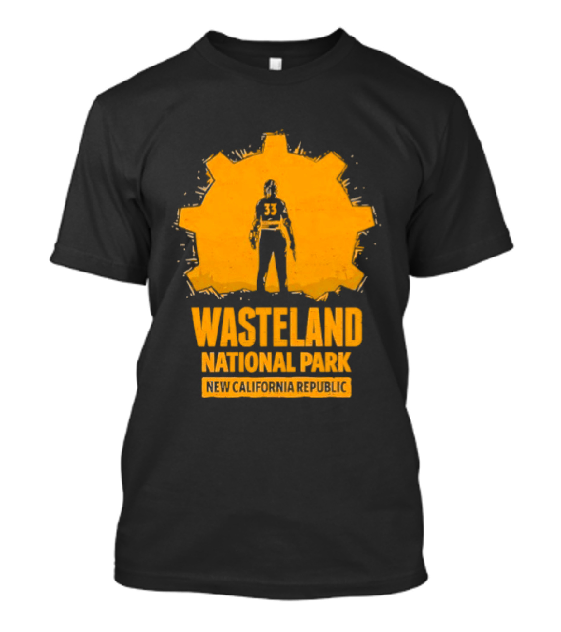Player 33 Wasteland National Park New California Republic T-Shirt