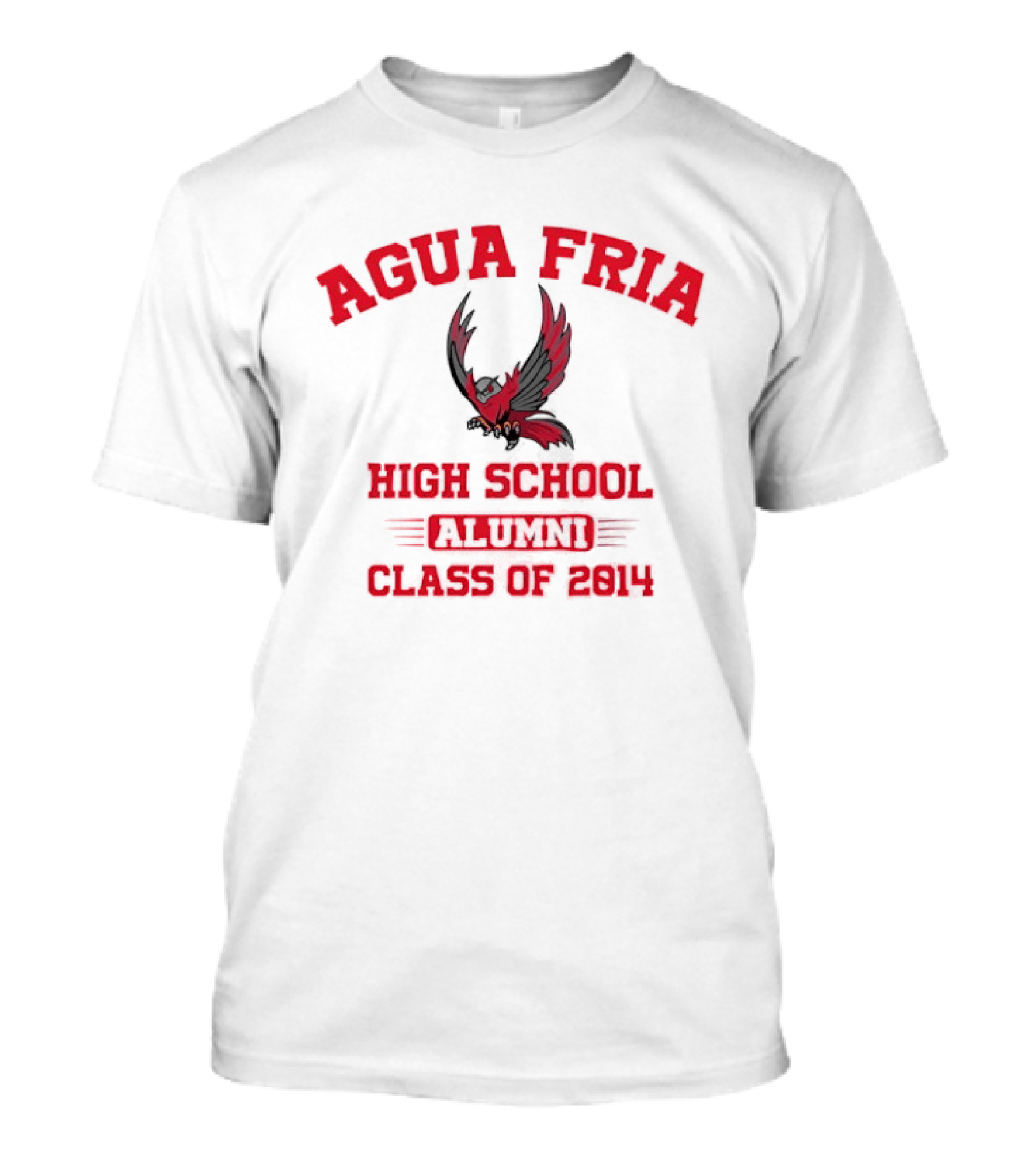 Agua Fria High School Alumni Class Of 2014 Falcon T-Shirt