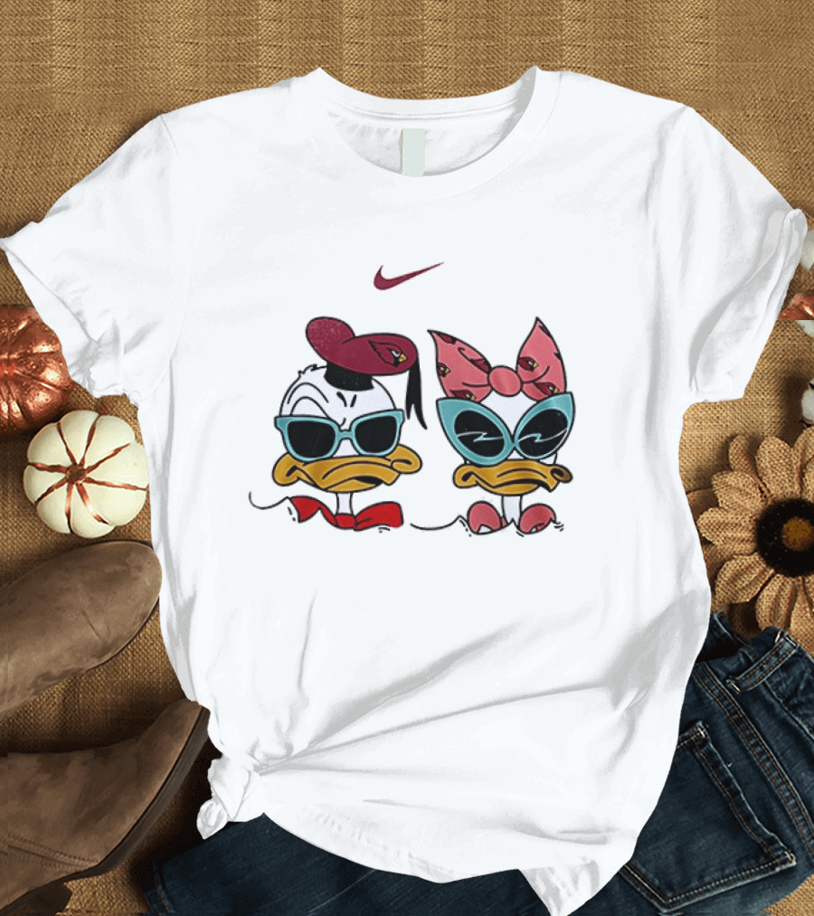 Arizona Cardinals Donald Daisy Duck Nike Collaboration T-Shirt