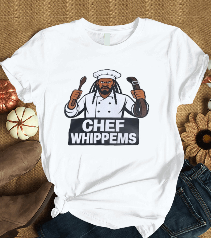 Chef Whippems Character Design Featuring Wooden Spoon And Belt T-Shirt