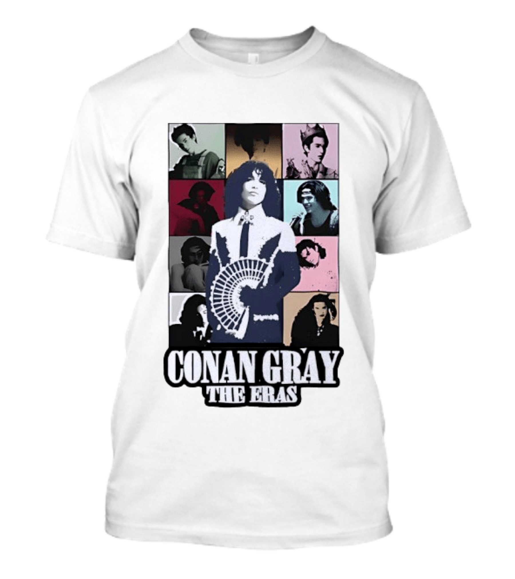 Conan Gray The Eras Tour Vintage Pop Collage T-Shirt