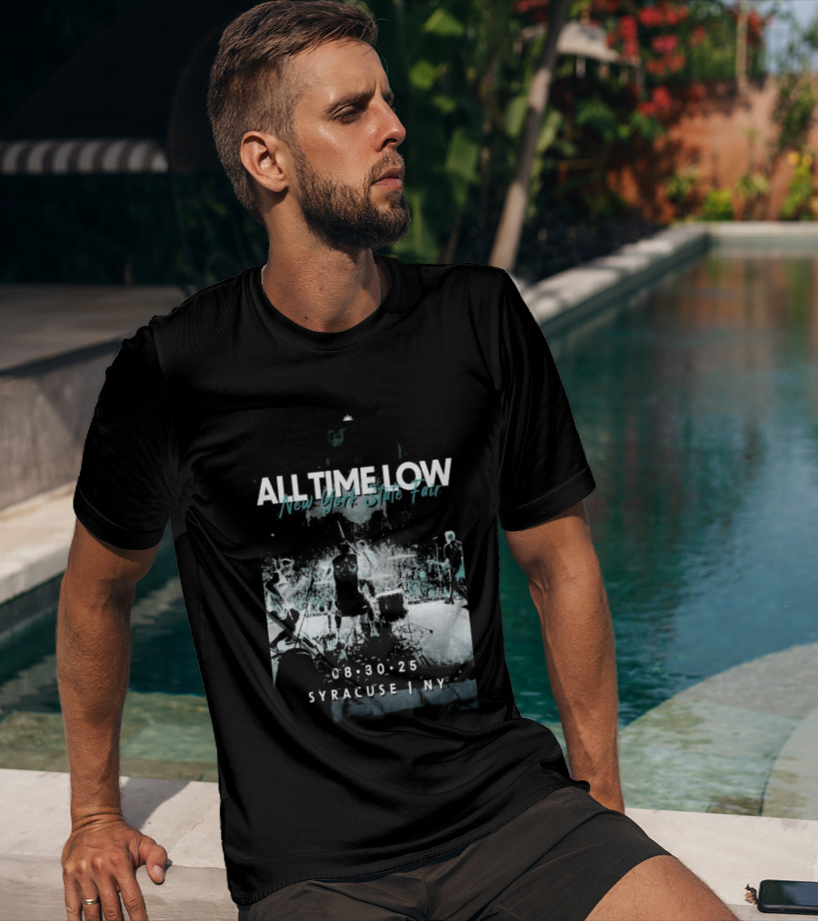 All Time Low New York State Fair Syracuse NY Aug 30 2025 T-Shirt