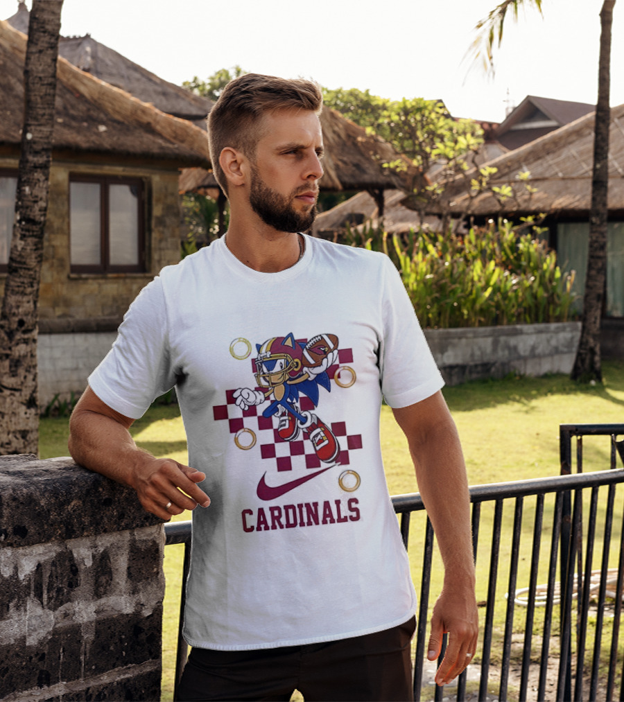 Arizona Cardinals Sonic Crossover Nike Collaboration T-Shirt