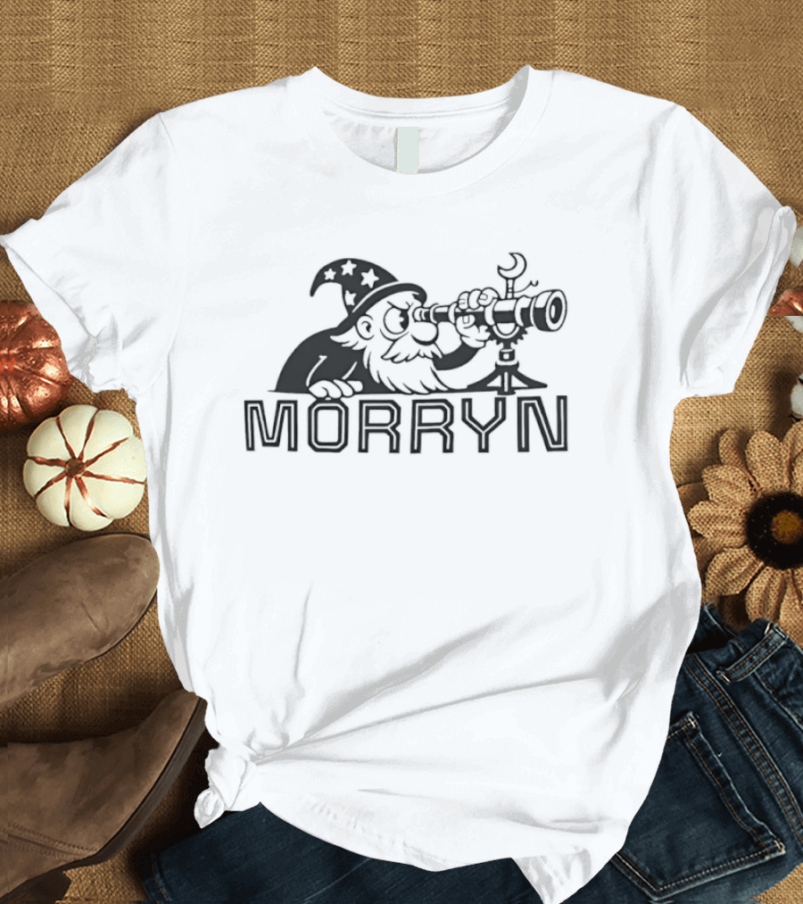 Gnome Morryn Wizard Telescope Image T-Shirt